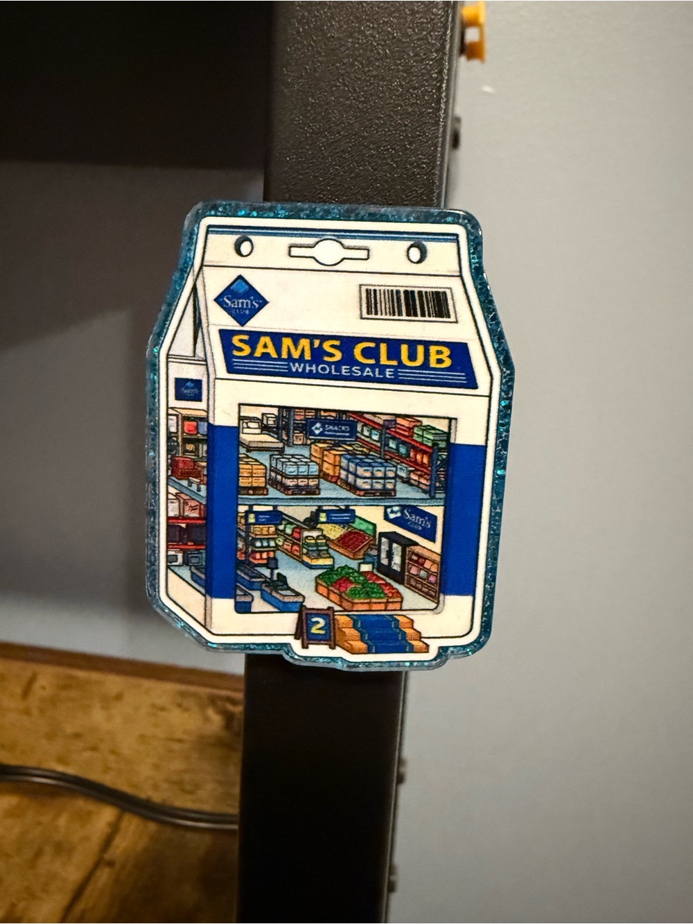 Mini Sam’s Club Inside a Milk Carton Acrylic Magnet